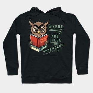 Funny slogan owl cartoon Hoodie